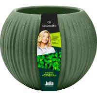 Кашпо Сфера 1,7л теплая хвоя КШ-3031/8шт/ПП