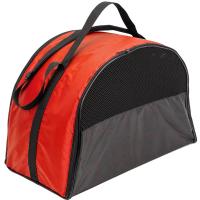 Сумка переноска ЧИП Конверт-Полукруг №4 раскладная с карманом и ремнем51*28*34см красная/9059/Дарэлл