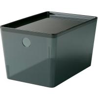 Контейнер д/хранения 5,5л Versa прозрачно-черный M /51032/14шт/VERDE