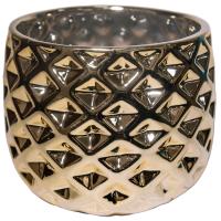 Кашпо Moon d16, h13см золото 074666