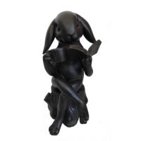 Зайка читает (черный) L21W17H41 718257/D219