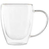 Кружка 300мл Juliette боросиликатное стекло с двойными стенками 103489 /шт/Mallony