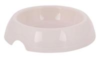 Миска одинарная пластик 0,2л Мур мяу беж