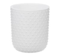 Кашпо БАБЛ 235мм 4л белый со вставкой