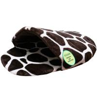 Лежак тапок стеганый поролоновый  принт САФАРИ ЖИРАФ 52*46*20см/DONBARON