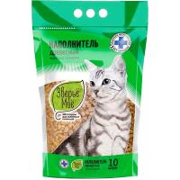 Наполнитель зверье мое 2,8кг(10л) древесный крупные гранулы/3шт/86061/