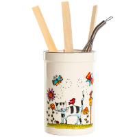 Подставка д/столовых приборов Полосатый кот 207-07002 /36шт/PSF