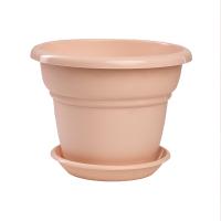 Цветочный горшок Милано 1,6л пудровый с поддоном 5PL0029