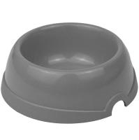 Миска одинарная пластик №4 750мл серый/2304/Дарэлл