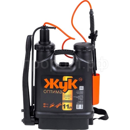 Опрыскиватель 11л Жук Оптима ранцевый черный ОГ-111