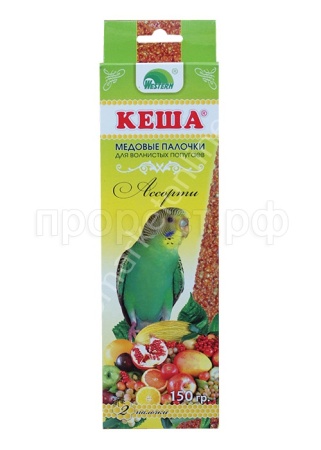 Лакомство для попугаев Кеша Палочки ассорти 2шт