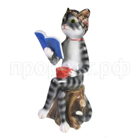 Кошка Анфиса c банданой L21W17H41 713714/D103