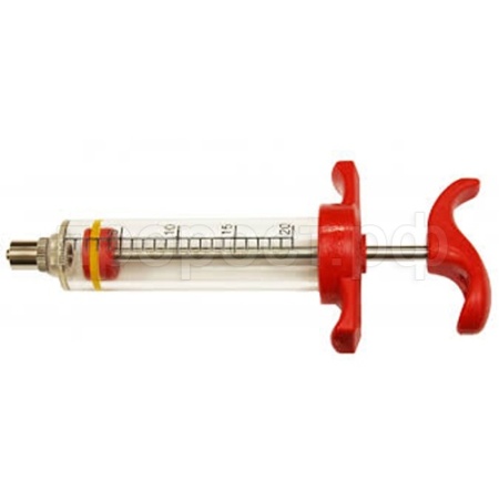 Шприц нейлон. с упором для пальцев 20мл Луер-Локк Шприц нейлон. с упором для пальцев 20мл Луер-Локк