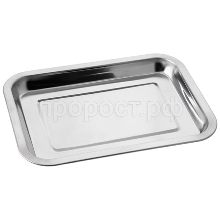 Поднос Domestico 26*19*1,5см нерж. сталь 108942 /100шт/
