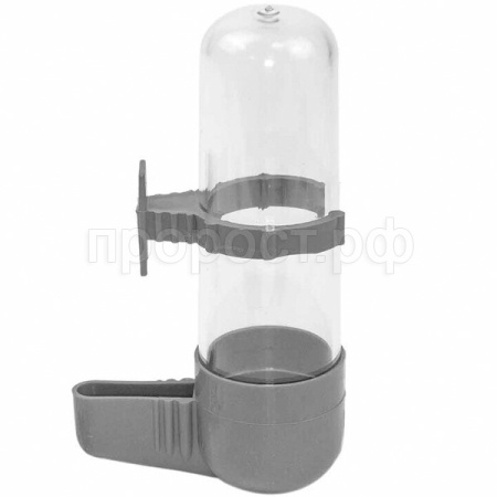 Поилка д/птиц круглая Евро 75мл серая/5059/Дарэлл