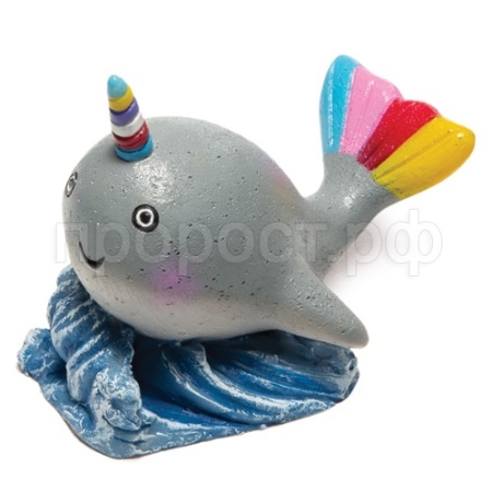 Грот Радужный кит 65*52*50мм/74004176