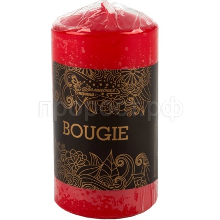 Свеча DECO 50*100 бордо 007889 /12шт/