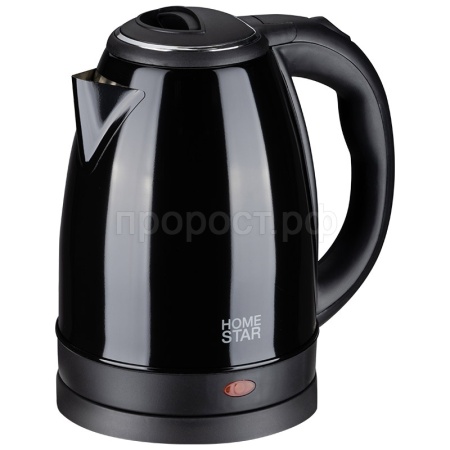 Чайник электр. 1,8л Homestar стальной черный HS-1010  006753 /12шт/  Чайник электр. 1,8л Homestar стальной черный HS-1010  006753 /12шт/