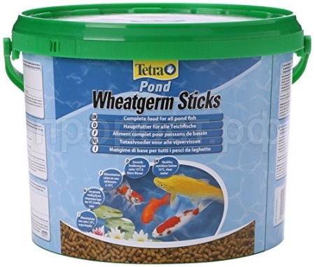 Корм для прудовых рыб Tetra Pond Wheatgerm Sticks палочки для прудовых рыб в осенне/зимний период 1л