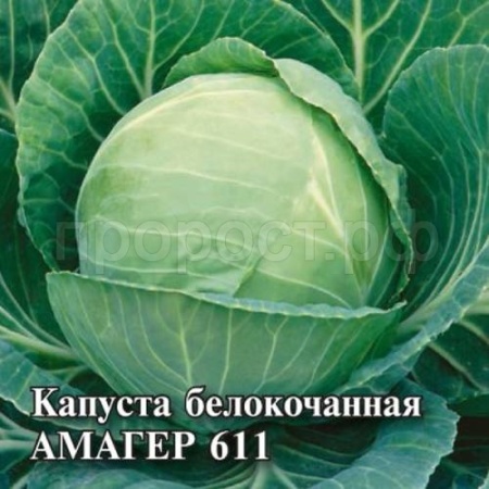 Капуста белокочанная Амагер 611 25 г