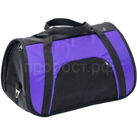 Сумка переноска ZooM №0 SUMMER жесткая 32*19*19см (нейлон,пластик) фиолетовая/90040/Дарэленд