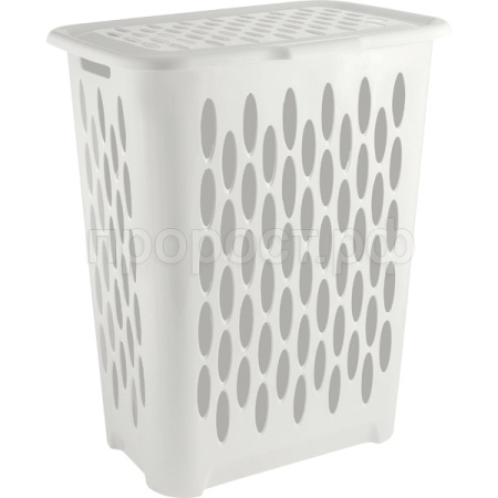 Корзина д/белья Keeplex Light 37л с крышкой KL1801/4шт/ПР