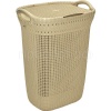 Корзина д/белья Santa 55л бежевая 05074 /1шт/Милих
