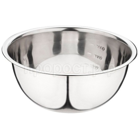 Миска 4,3л Bowl-Roll-28 нерж. сталь с расширенными краями 003279 /50шт/ Mallony