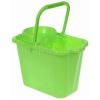 Ведро 9,5л прямоугольное с отжимом ярко-зел. М2421