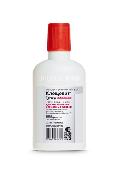 Клещевит СУПЕР от иксодовых клещей 100мл