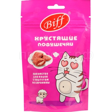 Лакомство К Подушечки Biff с паштетом баранина 60г/026694