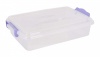 Контейнер д/хранения 4,5л прямоуг. с ручками плоский М574 /10шт/Альтерн