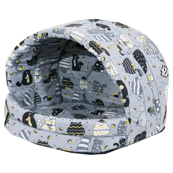 Лежанка Лукошко поролоновая хлопок  МИКС 42*34*18см/DONBARON