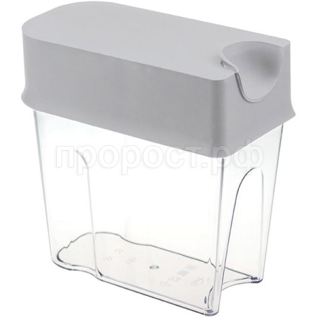 Емкость д/сыпуч. прод. 1,6л ФОЛД смоки М1248 /8шт/М-пласт 