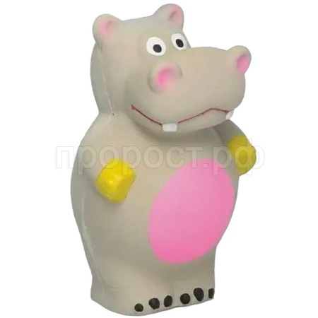 Игрушка для собак средних пород Бегемот латексный 12см/OLС011