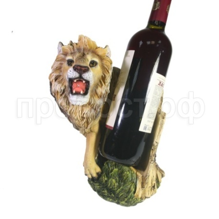 Подставка под бутылку Лев(акрил) L14W19H24  713886/I115