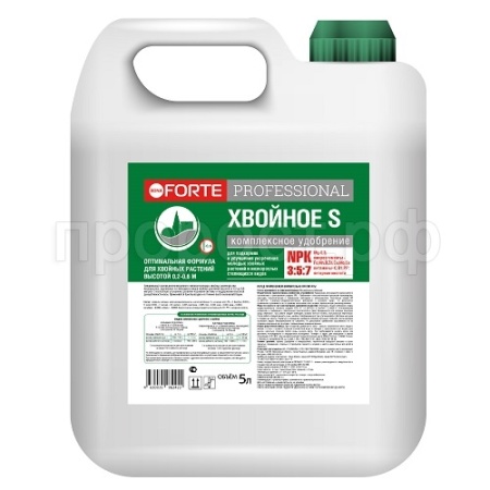 Бона Форте Professional Хвойное S 5л для низкорослых и молодых растений