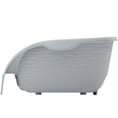 Лежанка пластиковая серый/М8827