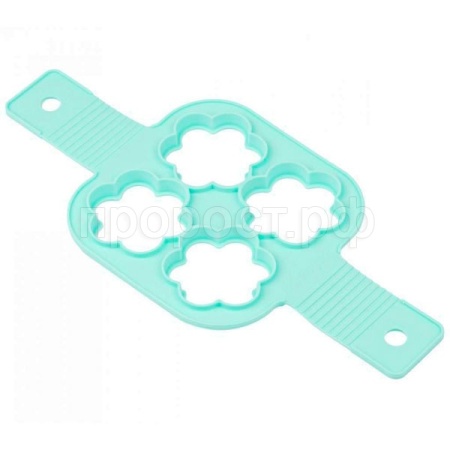 Форма для выпечки Звездочки д/оладий/яичницы/котлет силикон 15,5*33,5*1,4см КТ-S-405