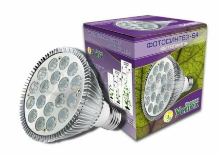 Фитолампа ФОТОСИНТЕЗ-ЭКО-54 д/растений 18Вт Е27 Фитолампа ФОТОСИНТЕЗ-ЭКО-54 д/растений 18Вт Е27