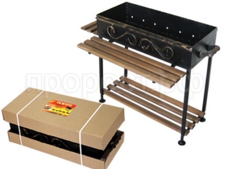 Мангал "Обжора" 87*48*71см /КА