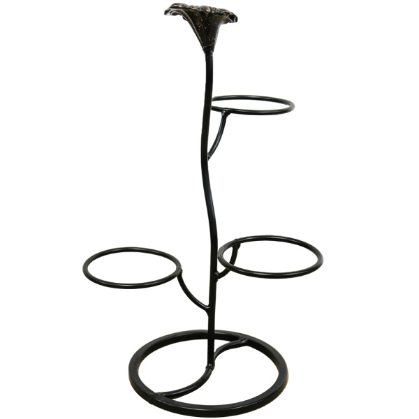 Подставка Настольная РЗДИ Аленький цветочек 3 гор черная