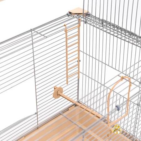 Клетка д/птиц ЛОРА-1 ECO 58*40*48см (укомплект) 1 секция бежевая/4610/Дарэлл