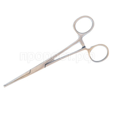 Инструмент Зажим кровоостанавливающий 160мм З-5-1, 1*2зубый, изогнутый Инструмент Зажим кровоостанавливающий 160мм З-5-1, 1*2зубый, изогнутый